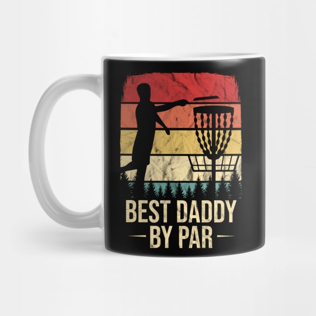 Vintage Best Daddy By Par Disc Golf Player Gift by HCMGift